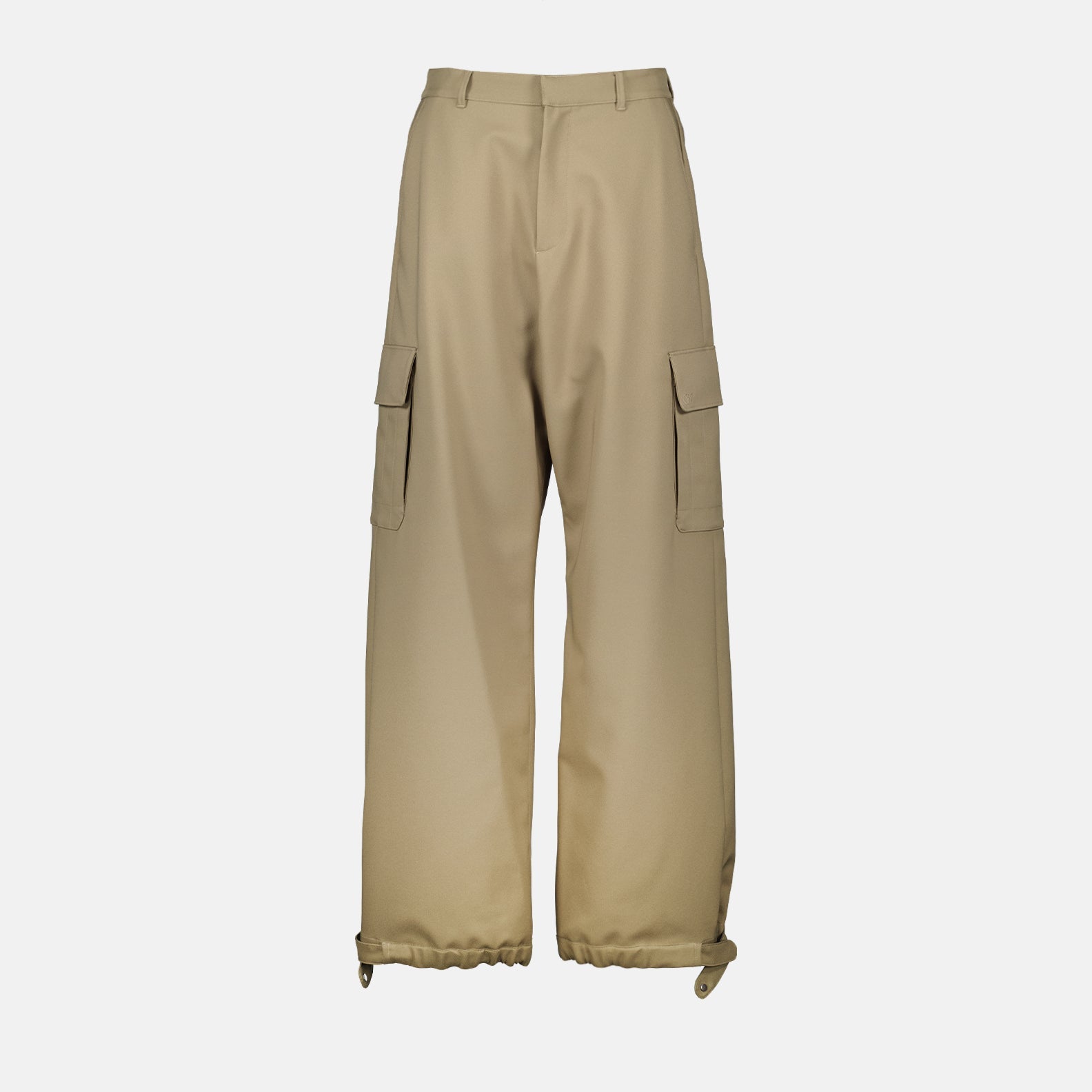 beige cargo pants, Off-White, luxury casual wear, designer pants, modern luxury apparel