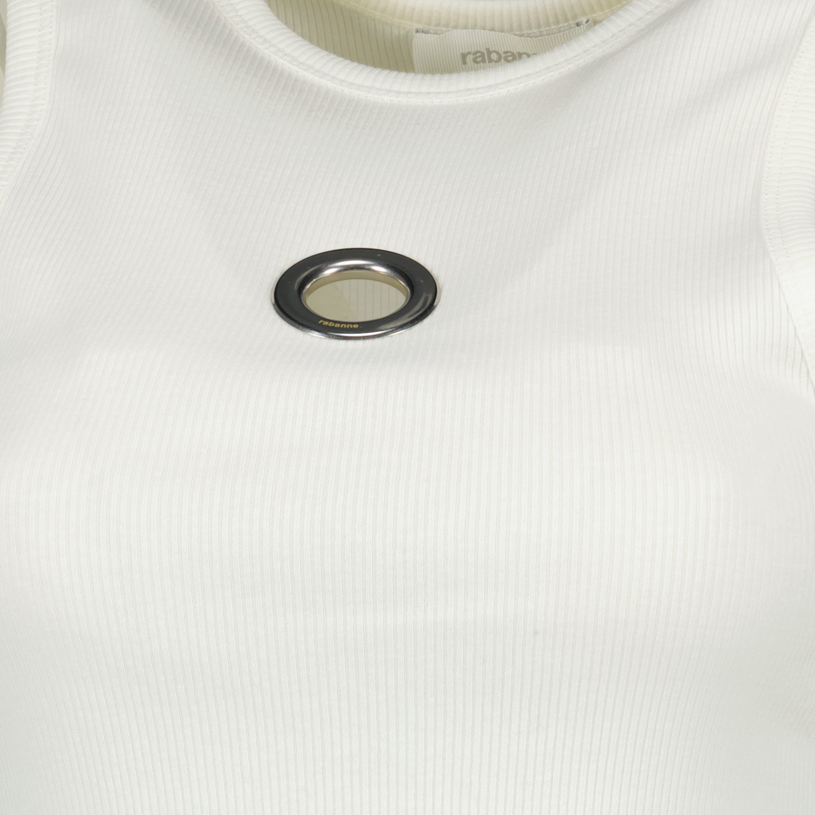 Weißes Baumwoll-Top