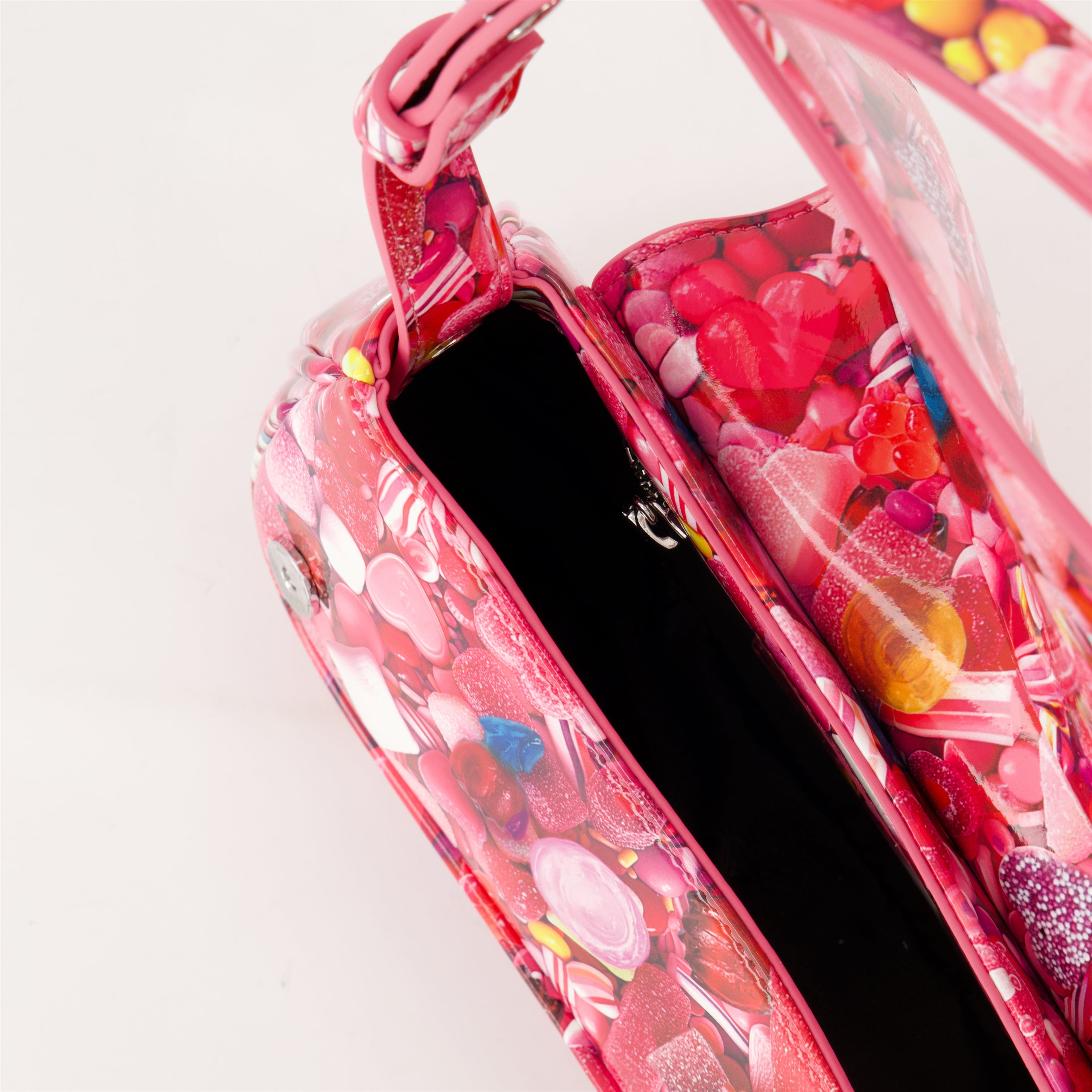 Diesel Play Clutch, pink handbag, women's clutch, playful design bag, adjustable strap bag