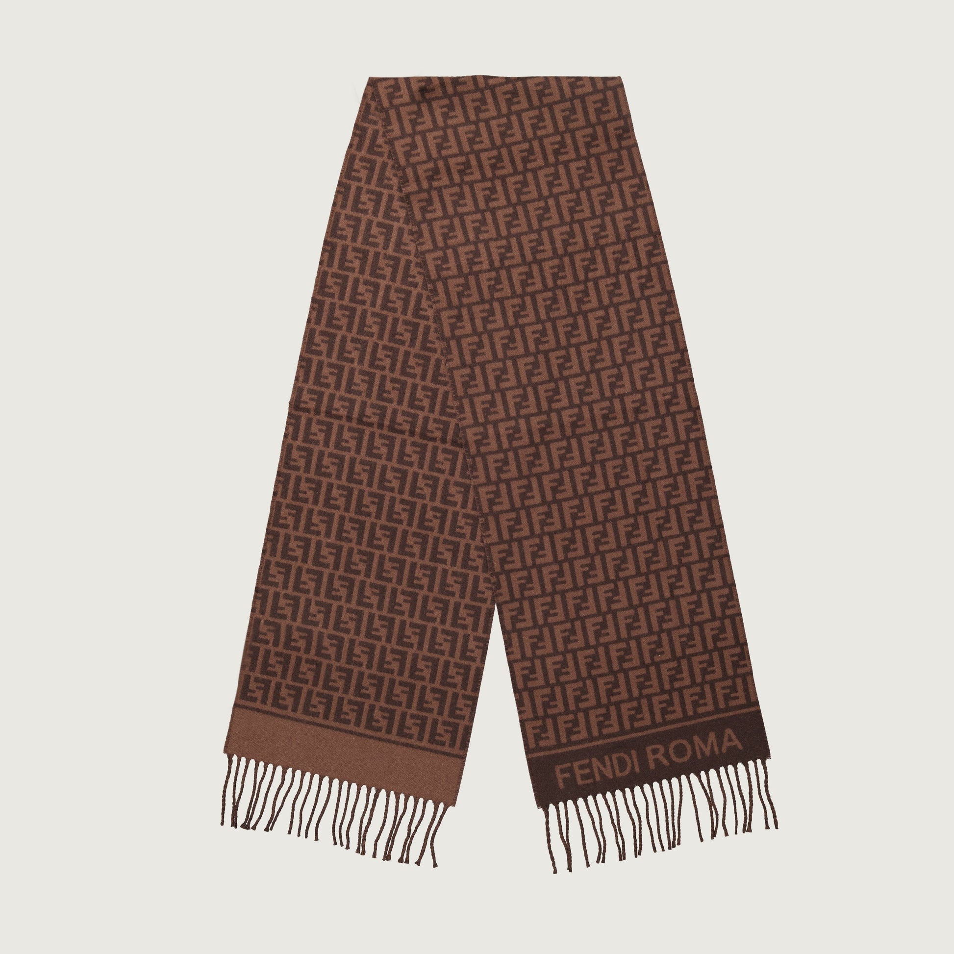 FF Logo Scarf, Fendi Scarf, Wool Cashmere Scarf, Luxury Accessories, Autumn Winter 2024 Fashion