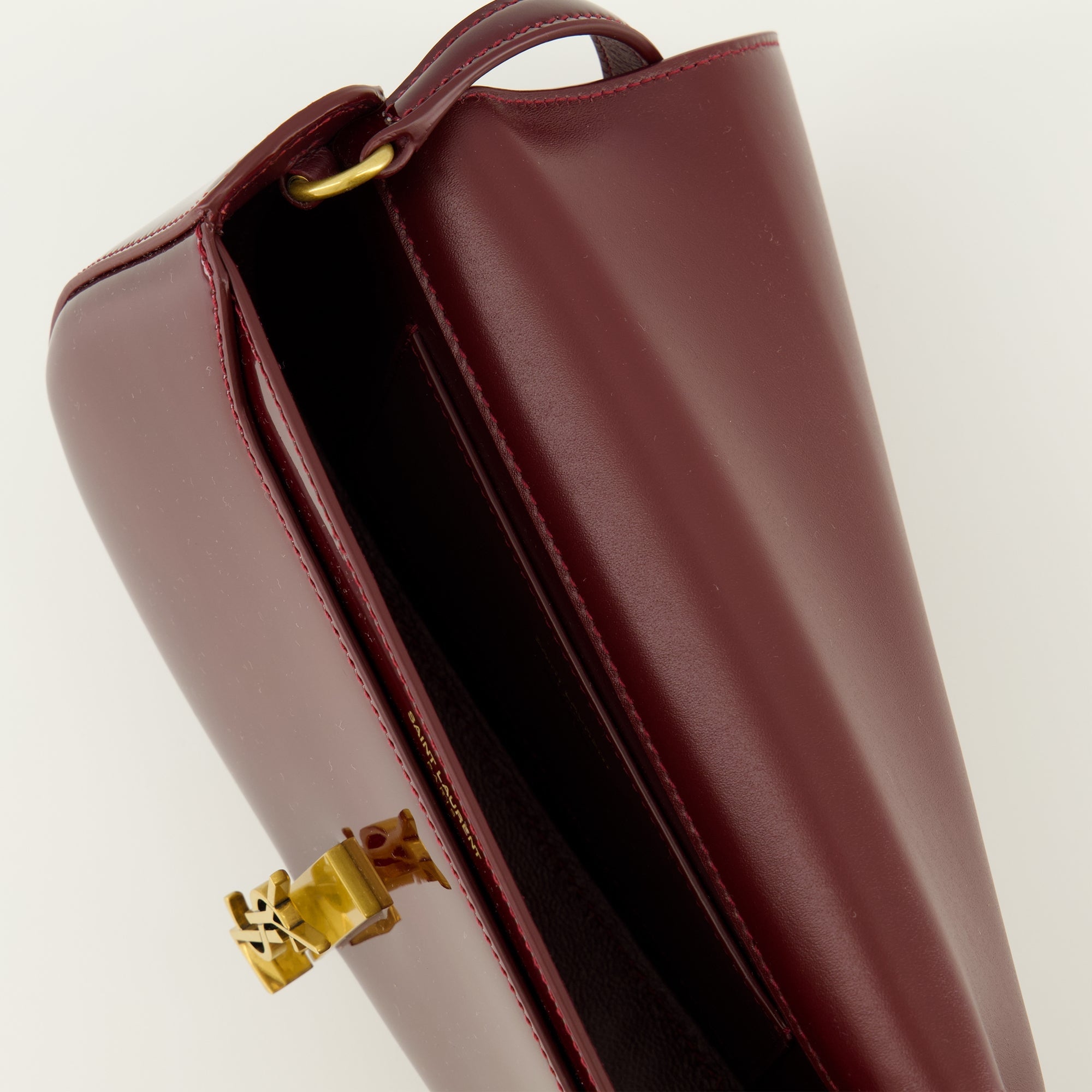 Bolsa de Couro Brilhante Voltaire