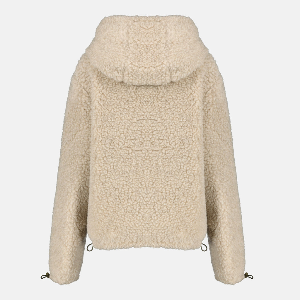 teddy doudoune, Miu Miu jacket, fashion outerwear, wool coat, quilted down jacket