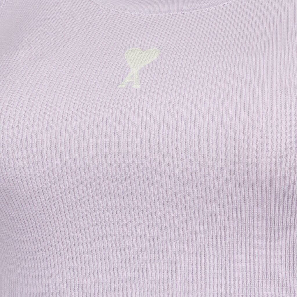 ribbed tank top, lilac top, summer fashion, cotton tank, casual wear
