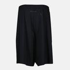 Image of Oversized Black Sport Shorts by Mm6 for Women - Season Spring-Summer 2025 - Detail View 2