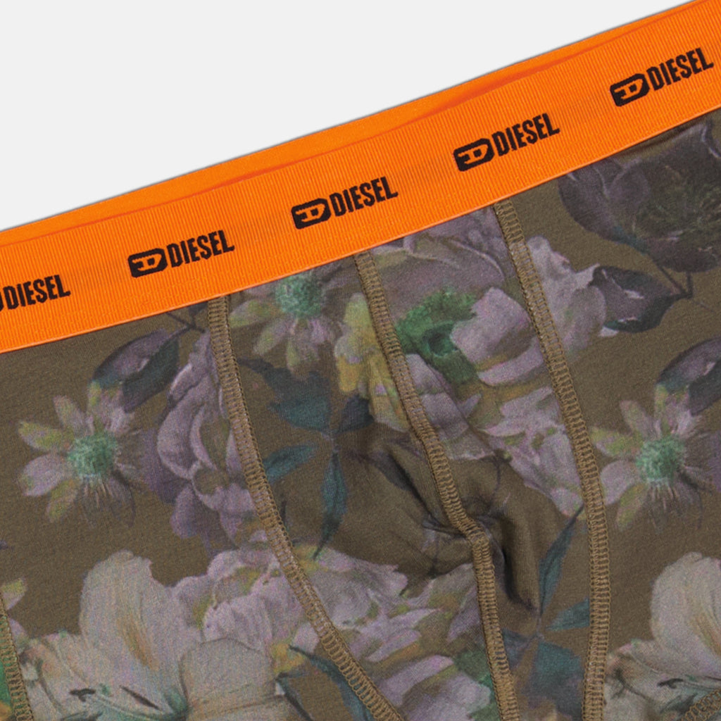 Diesel boxers, floral print underwear, cotton elastane boxers, men's underwear, comfortable boxers