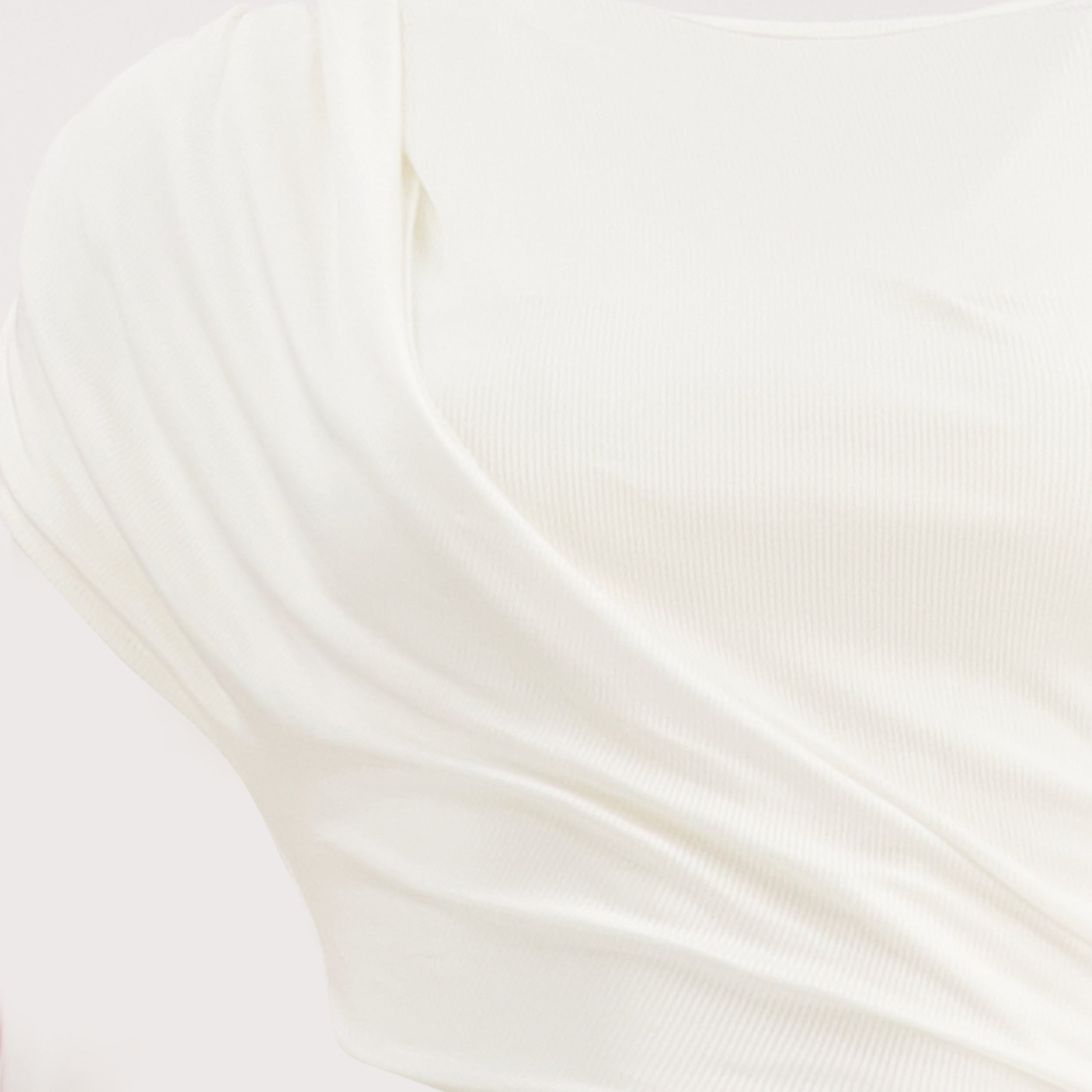 Image of Robe T-shirt Verve Black and White by Christopher Esber for Women - Season Spring-Summer 2026 - Detail View 1