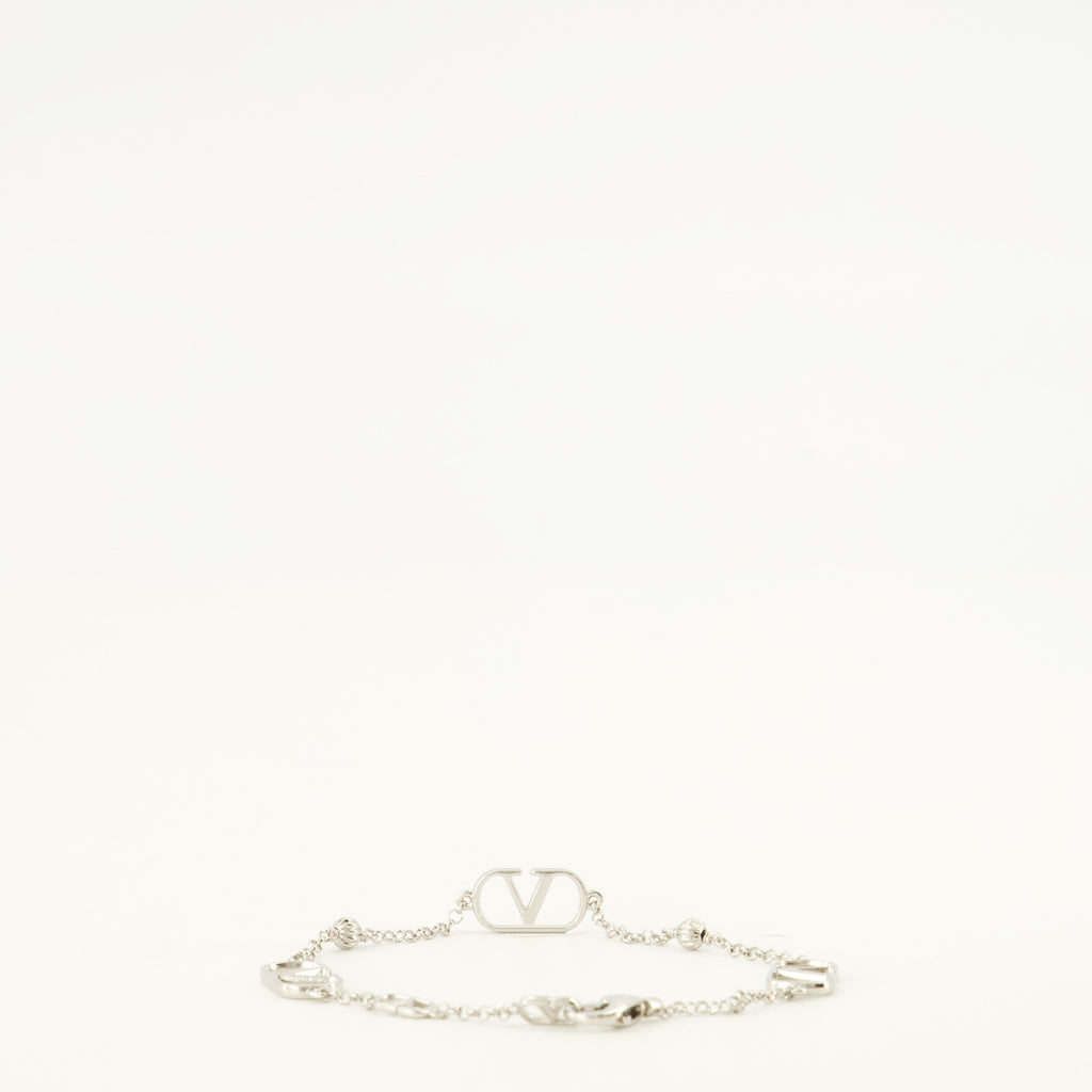 VLogo-Armband aus Metall