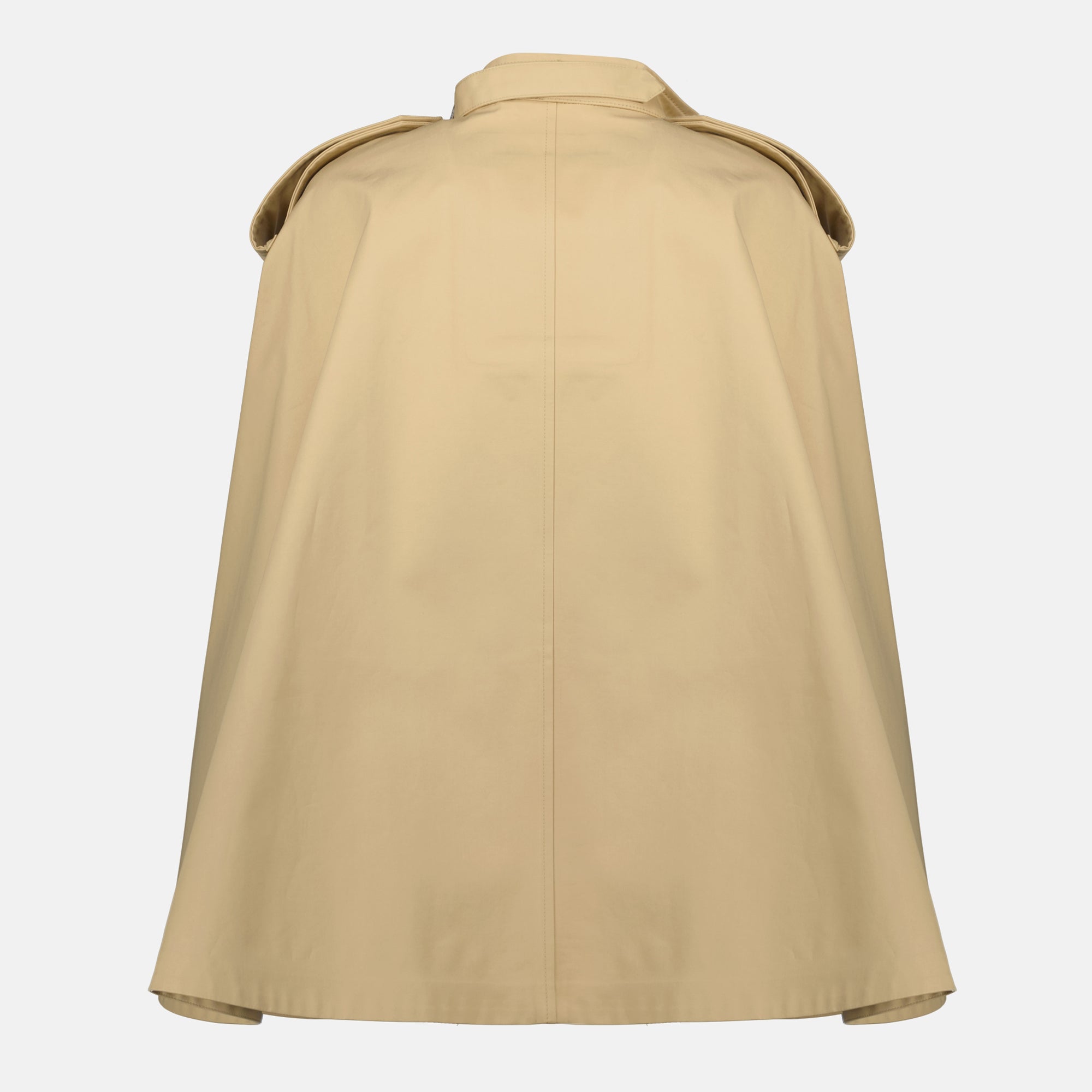 Beige Cotton Cape
