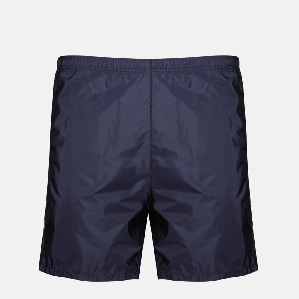 프라다 수영 반바지 - 리나일론 블랙 이미지 - 남성용 - 시즌 봄-여름 2026 - 앞면 보기