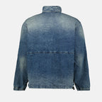 Imagen de una chaqueta de mezclilla lavada de Diesel para hombres - Temporada Primavera-Verano 2025 - Detalle 2