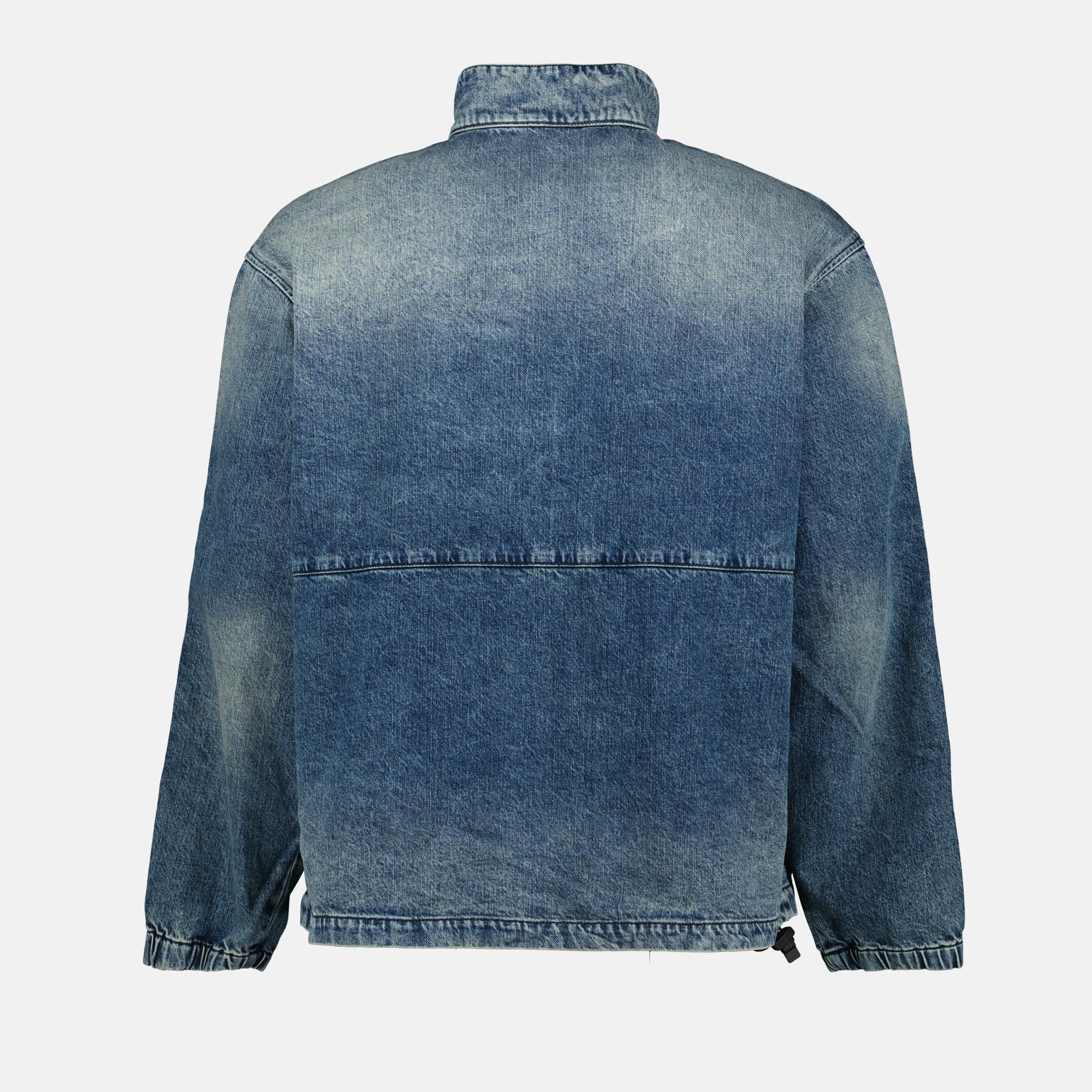 Image d'une veste en denim délavé par Diesel pour hommes - Saison Printemps-Été 2025 - Détail 2