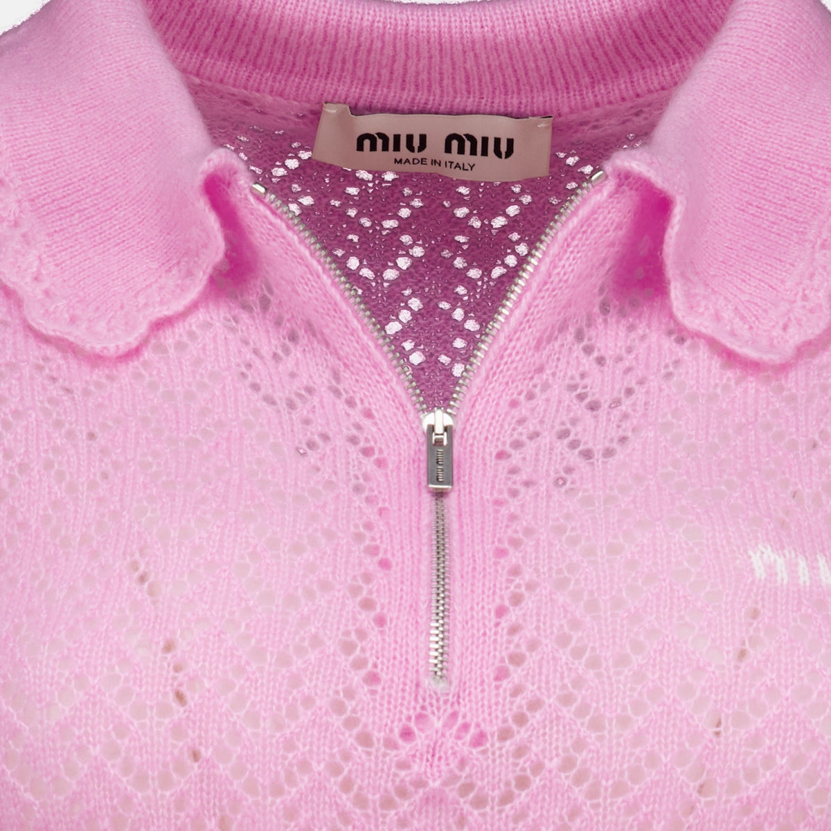Pink Cashmere and Silk Polo