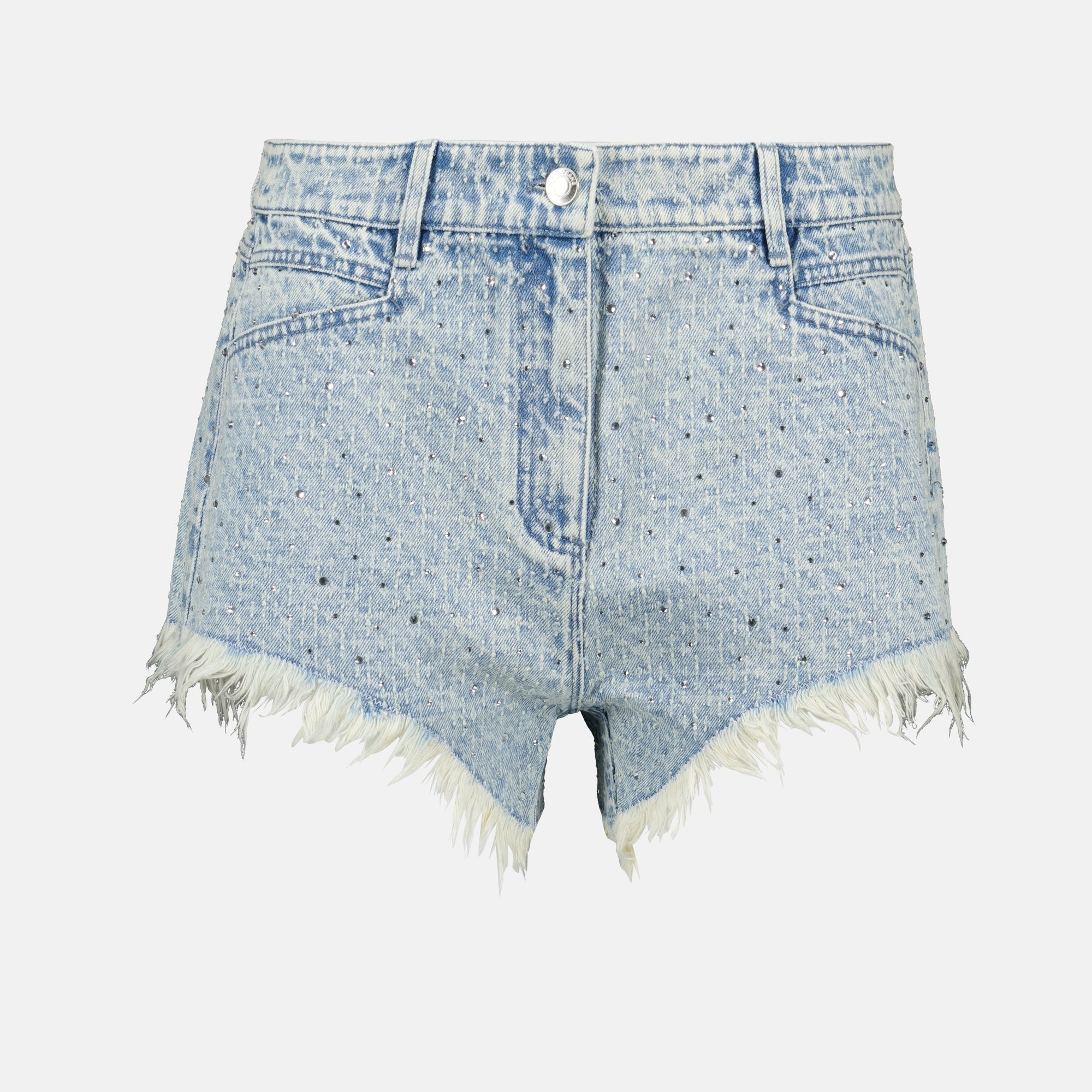 denim shorts, Iro, summer fashion, Dapa model, chic style