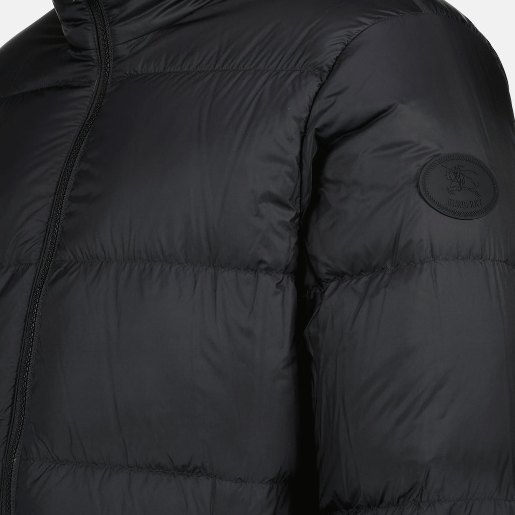 Burberry jacket, reversible down jacket, polyester outerwear, Autumn-Winter collection, men's outerwear