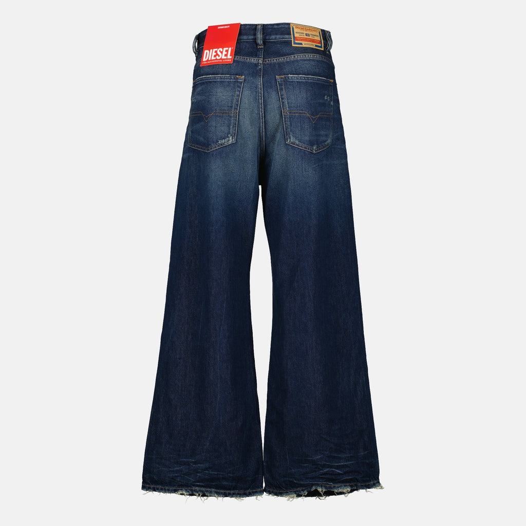 Diesel jeans, D-Sire 1996, faded blue denim, relaxed fit jeans, five-pocket design