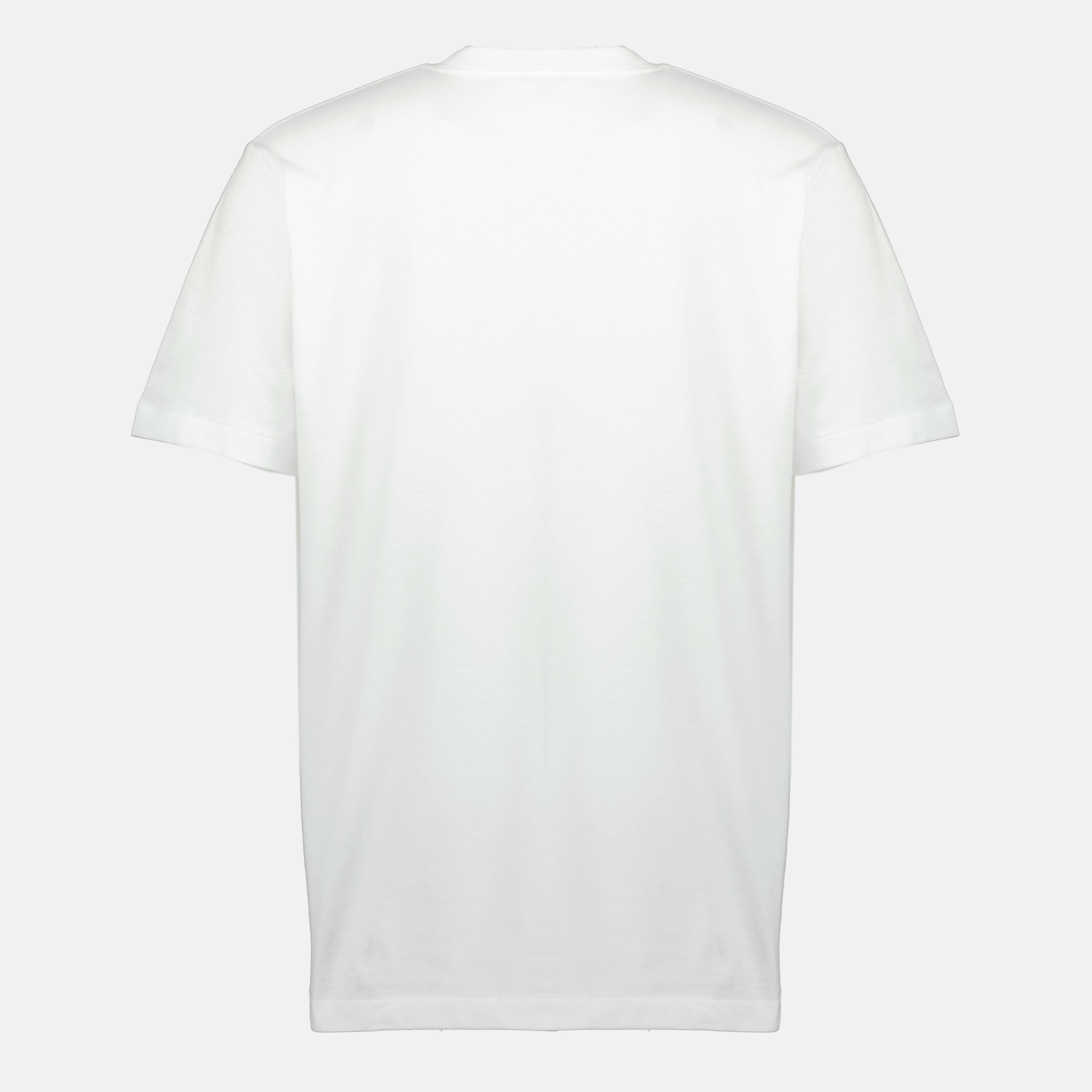 Dior T-shirt, white cotton t-shirt, men's fashion, short sleeve t-shirt, Fall Winter 2025 collection