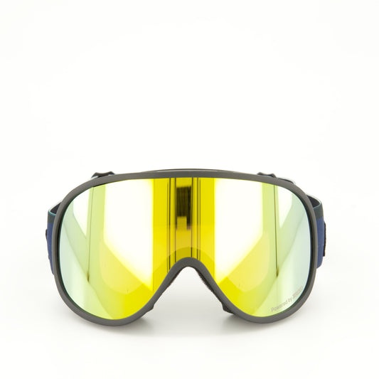 ski goggles, yellow ski goggles, K-Way ski accessories, unisex ski goggles, winter sports eyewear