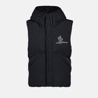 Image of Sleek Sleeveless Puffer Vest by Moncler Grenoble for Men - Season Autumn-Winter 2024 - Front View