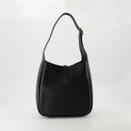 Image of Black Leather Handbag by Saint Laurent for Women - Season Spring-Summer 2025 - Back View