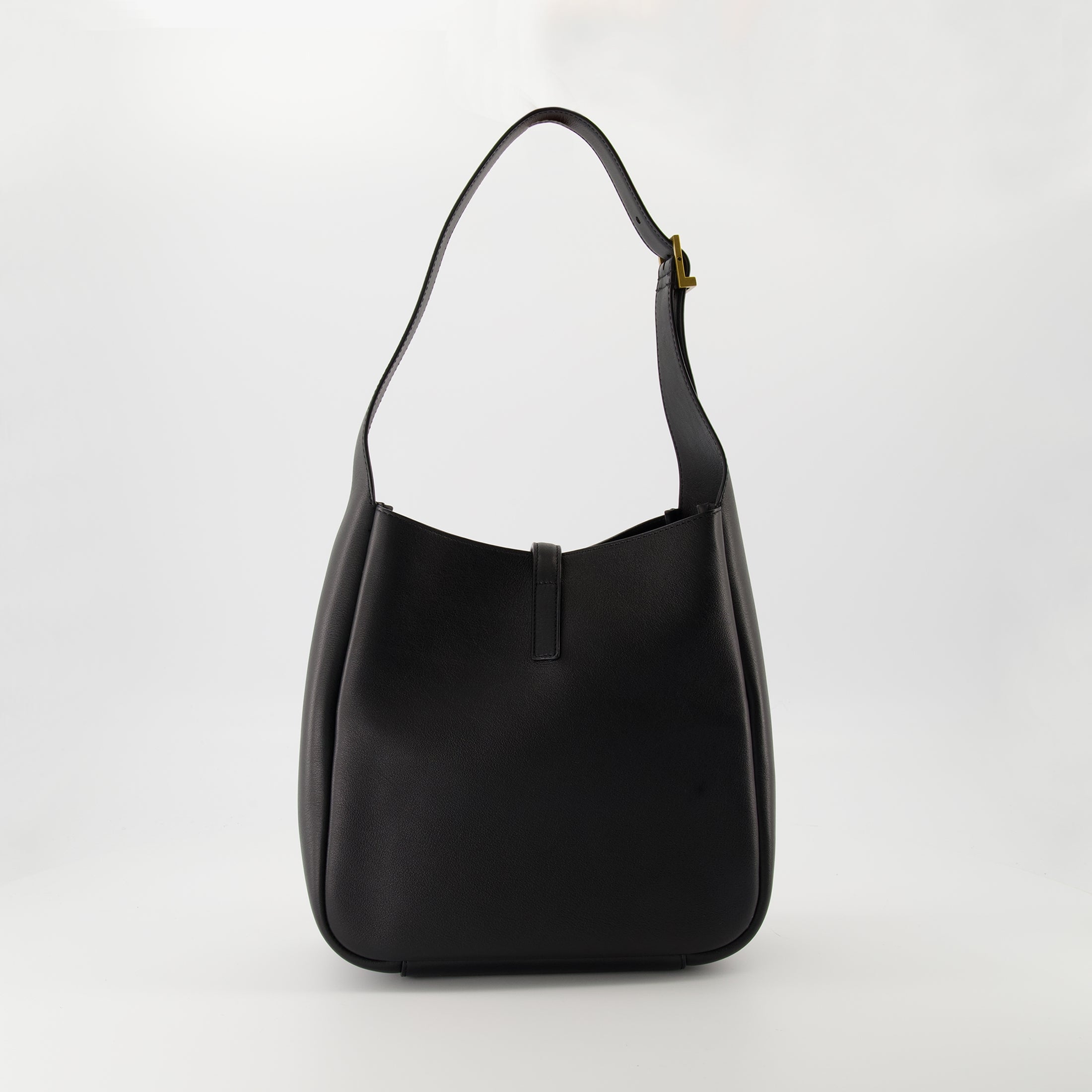 black handbag, Saint Laurent, leather accessories, elegant handbag, spring summer collection