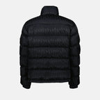 Dior Oblique Puffer Jacket, luxury winter jacket, black quilted jacket, high collar puffer, Autumn-Winter 2024 fashion