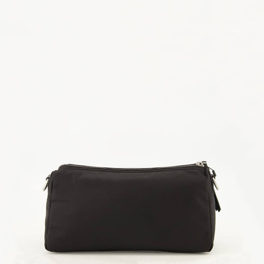 Mala de ombro Marcel em nylon preto