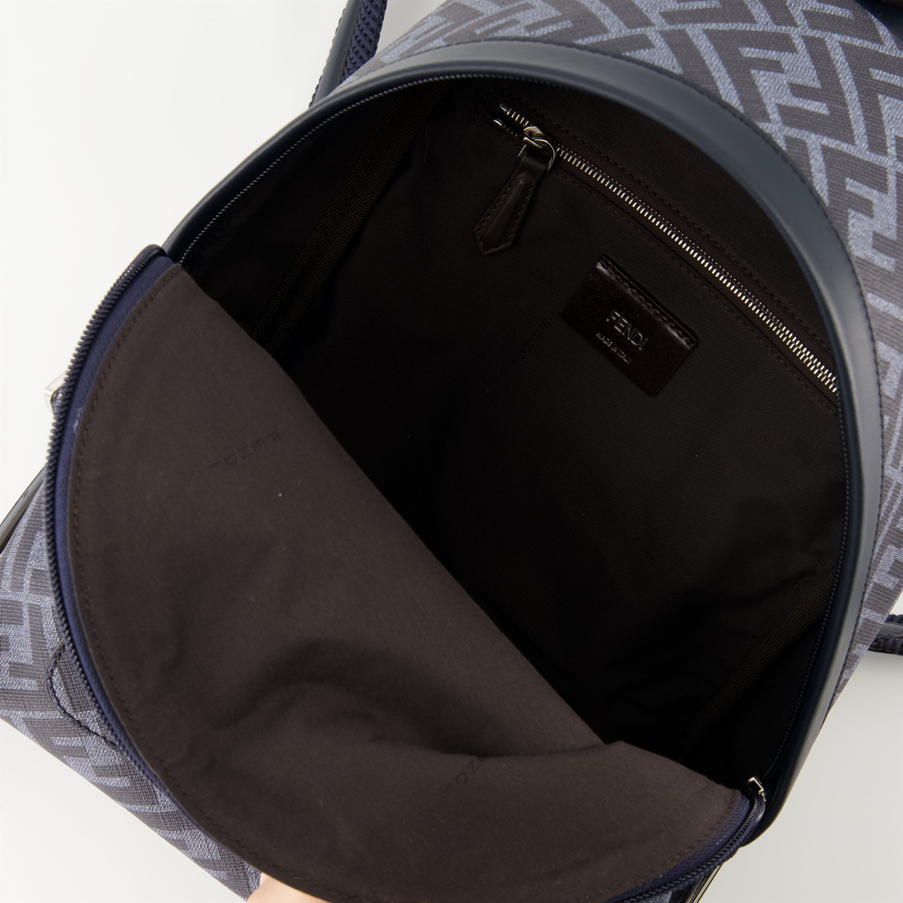 Fendi backpack, Chiodo print, men’s accessories, luxury backpack, designer bags