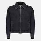 Reißverschluss-Denimjacke