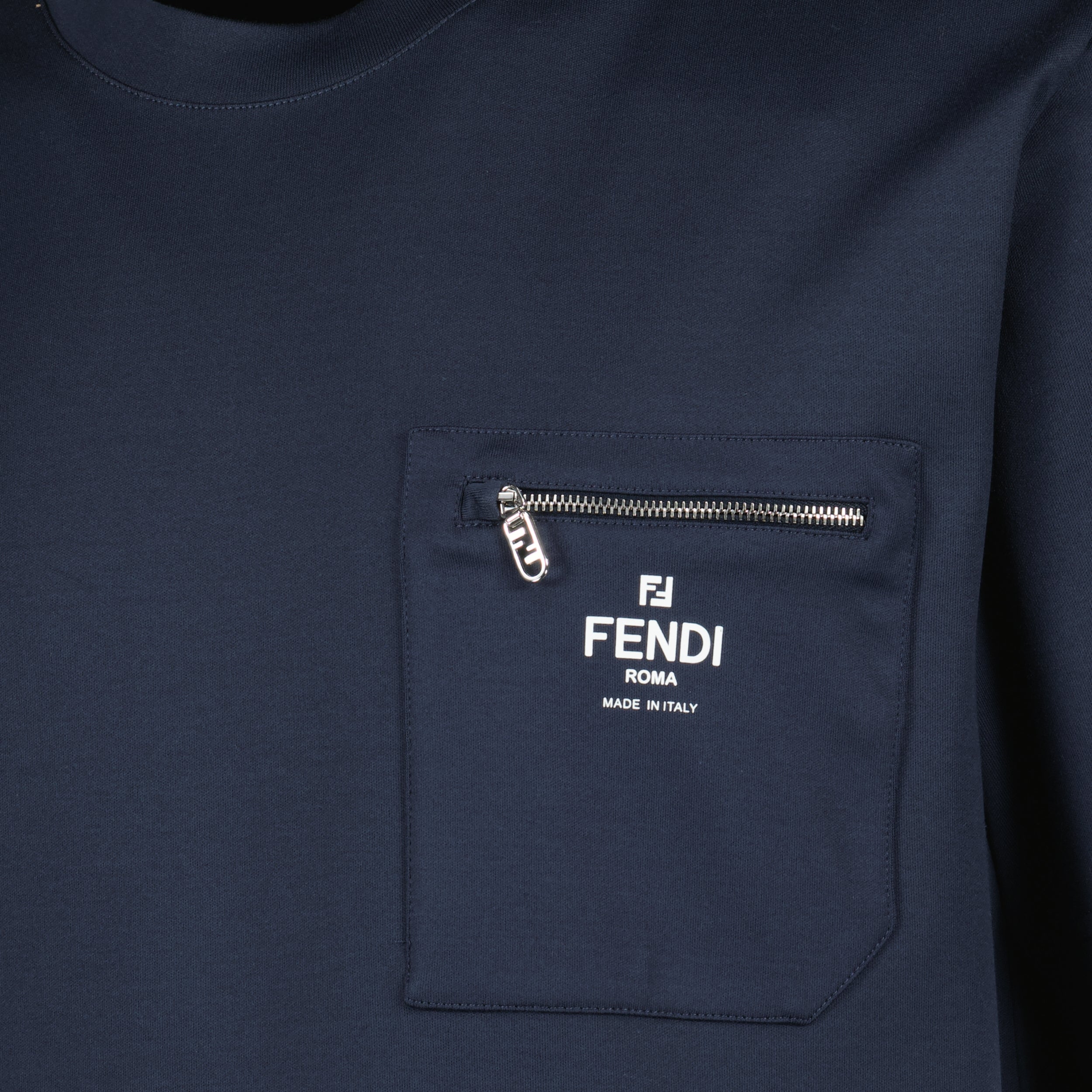 Fendi Roma T-Shirt - Blu Navy | WE IN STYLE