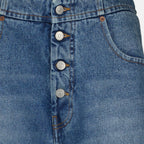 Image of High-Waisted Denim Jeans by Mm6 for Women - Season Autumn-Winter 2025 - Detail View 5