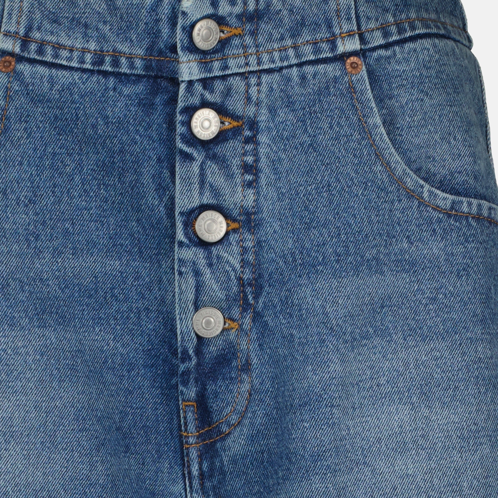 Hohe Taillen-Denim-Jeans