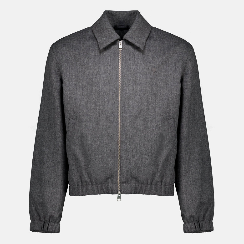 Chaqueta de lana gris