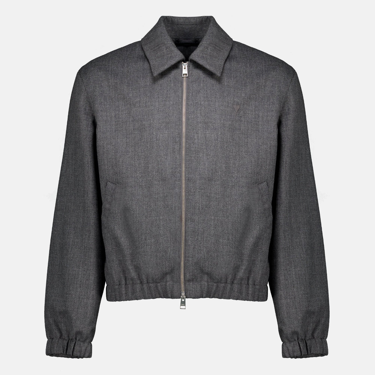 Chaqueta de lana gris
