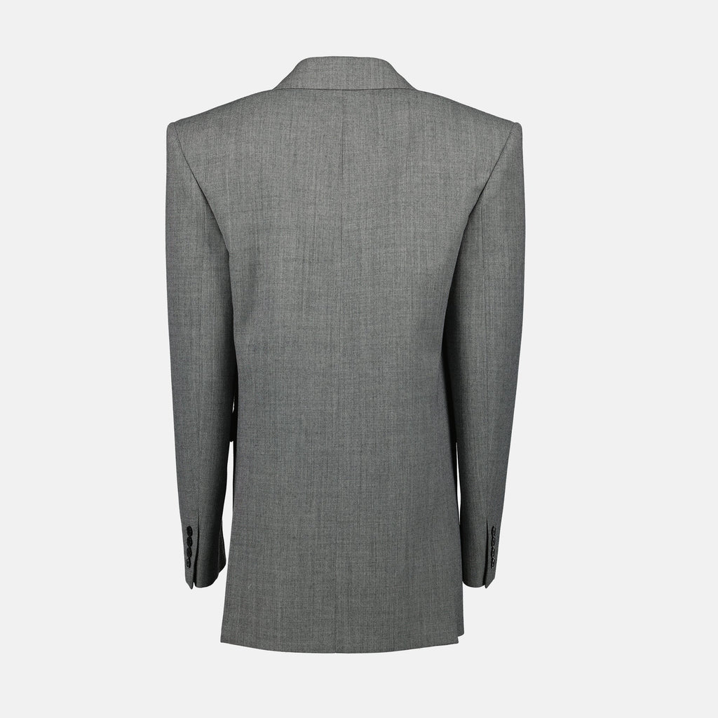 Gray Wool Blazer