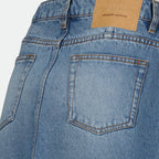 Image de Jupe en Denim Mini par Ami PARIS pour Femmes - Saison Printemps-Été 2025 - Détail Vue 1