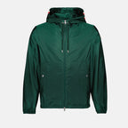 Image of Green Climber Windbreaker by Moncler for Men - Season Spring-Summer 2025 - Front View