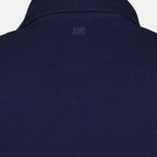polo shirt, Ami de Coeur, navy blue polo, organic cotton polo, unisex fashion