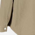 Beige Baumwoll-Übershirt