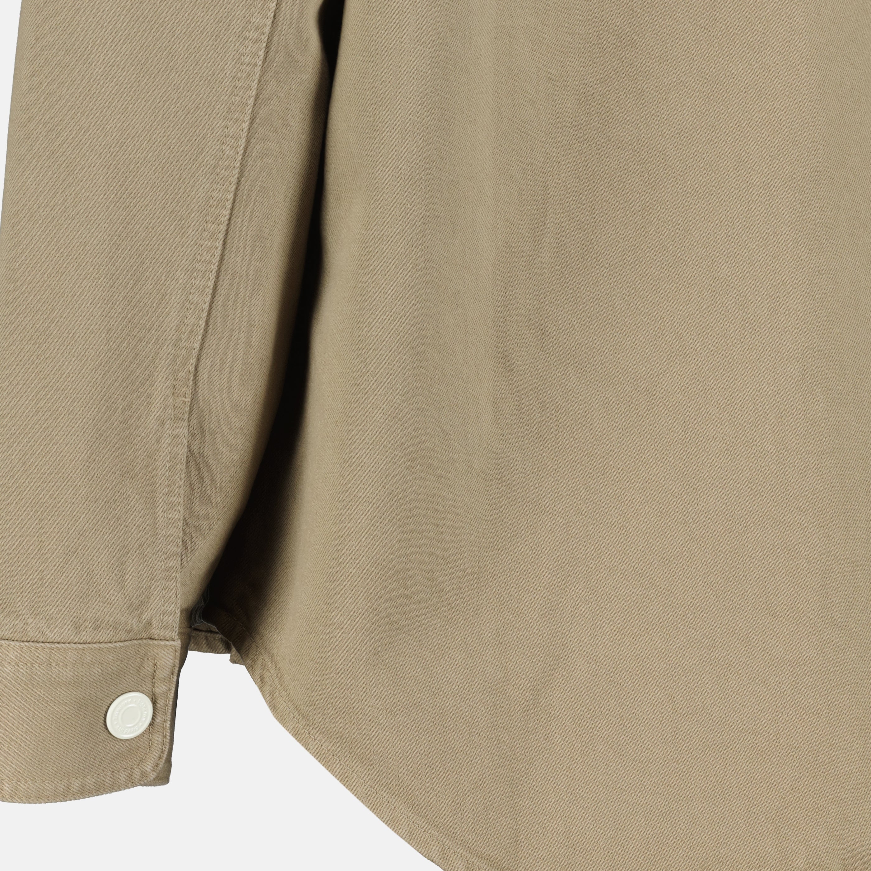 Beige Cotton Overshirt