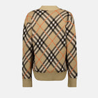 cardigan, checked pattern, Burberry, wool, Autumn-Winter 2024