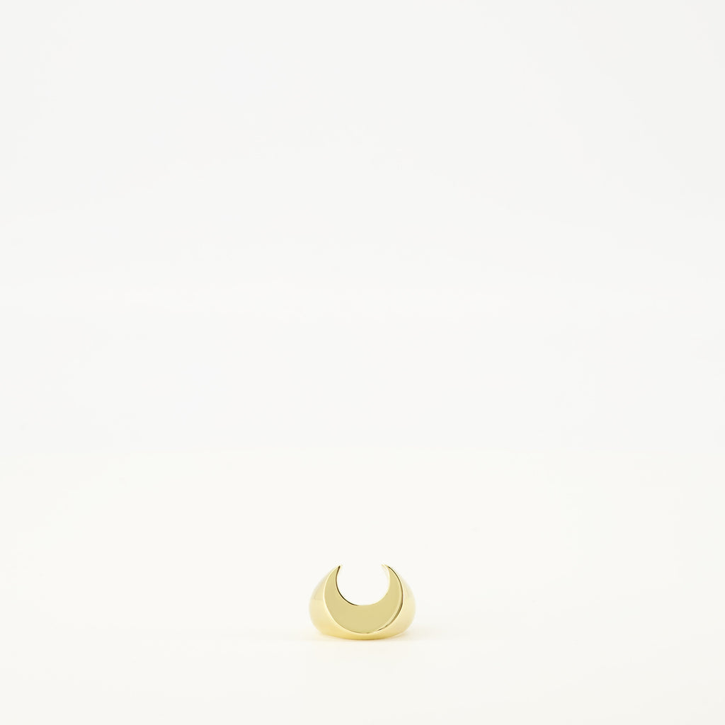 Marine Serre ring, gold-plated jewelry, engraved ring, women's accessories, luxury fashion jewelry