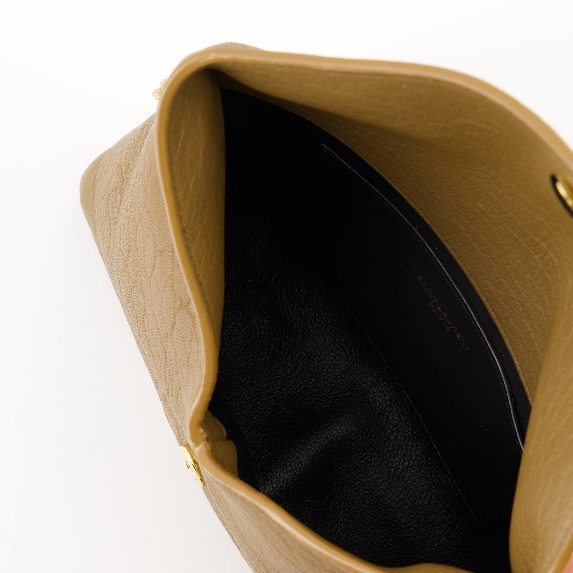 Saint Laurent Cassandre, luxury pouch, lambskin leather bag, elegant accessory, designer handbags