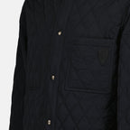 reversible jacket, quilted outerwear, Burberry style, autumn fashion, luxury jacket