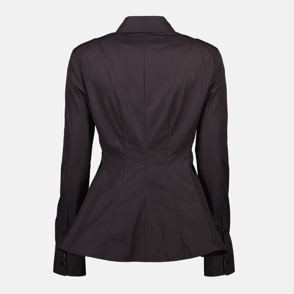 brown poplin shirt, Burberry shirt, tailored shirts, autumn wardrobe, elegant shirts