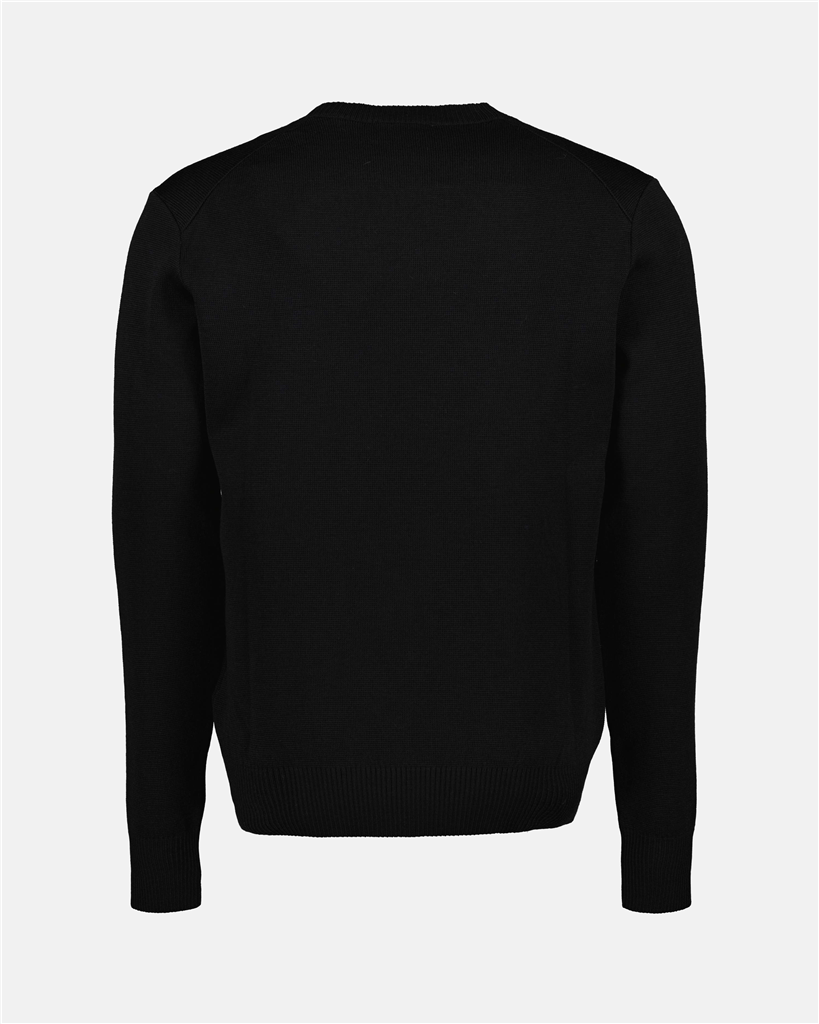 AMI Paris sweater, black wool sweater, luxury knitwear, Autumn-Winter 2024, Ami de Coeur logo