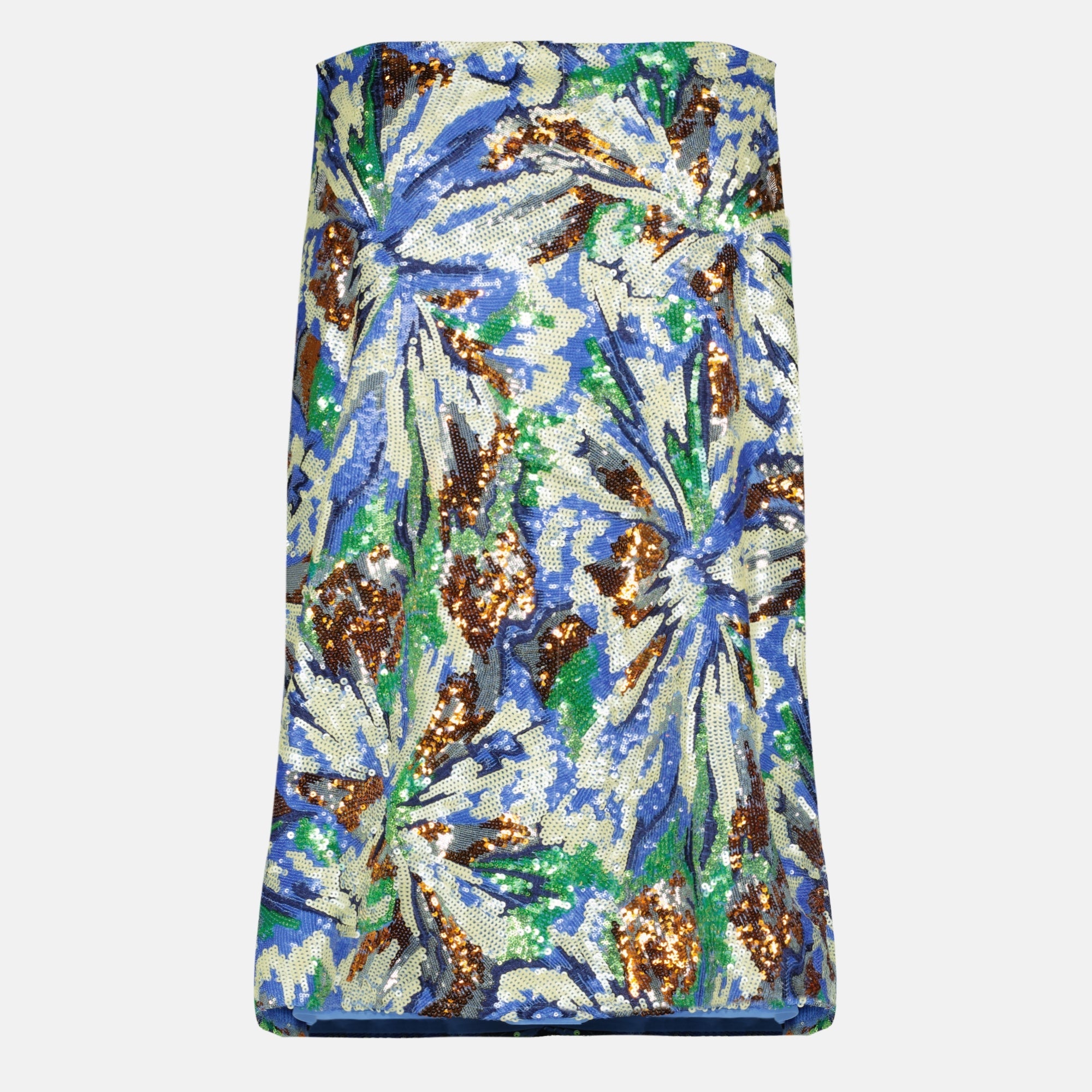 Falda Midi Multicolor de Lentejuelas