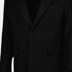Black Wool Overcoat