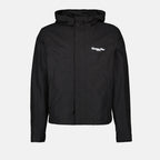 Bild der schwarzen Windbreaker-Jacke von Dior für Herren - Saison Herbst-Winter 2024 - Vorderansicht