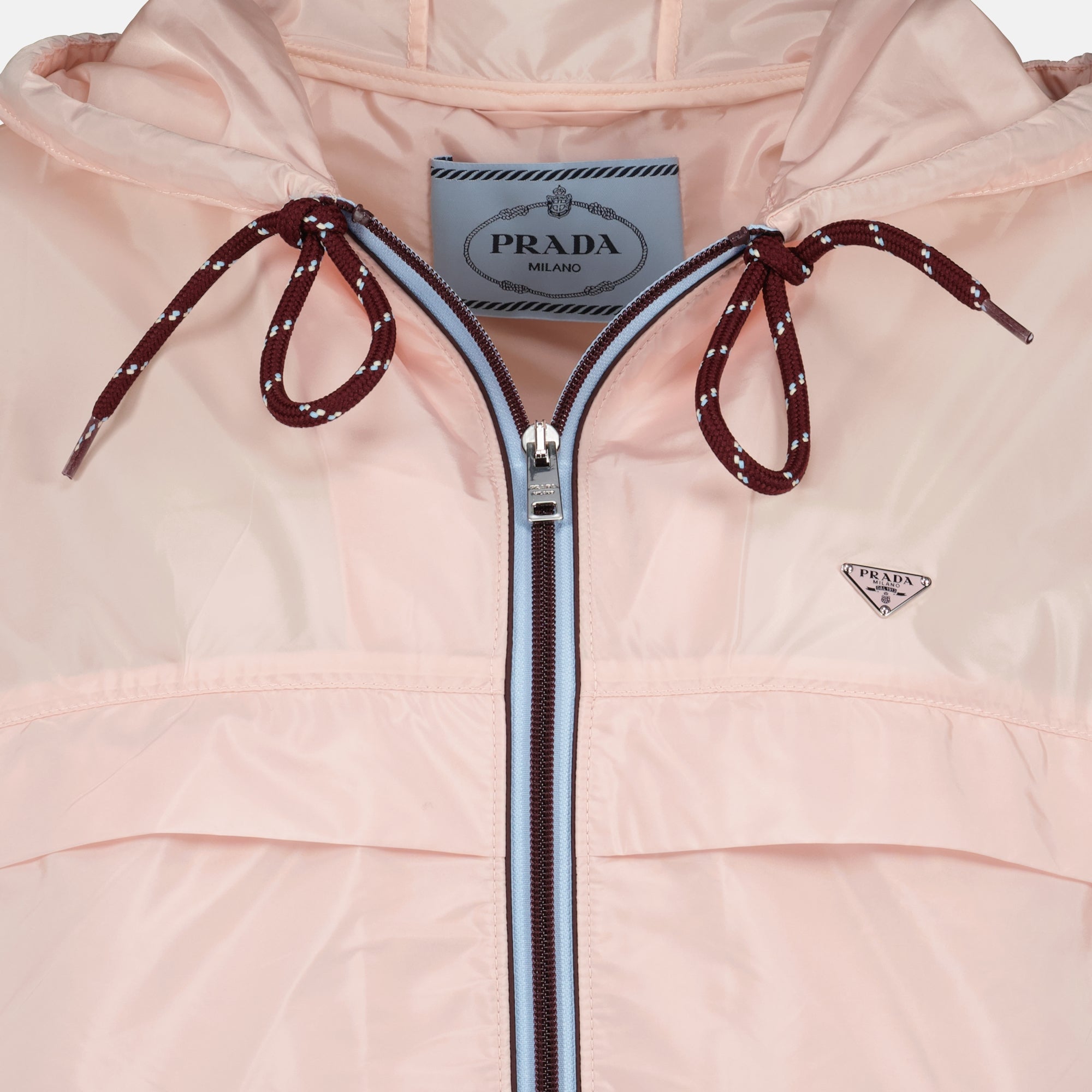 Prada Pink Mid-Length Windbreaker - Women | WE IN STYLE