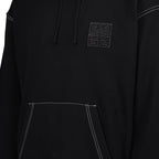 Imagem do Hoodie Preto em Algodão com Logotipo 4G da Givenchy para Homens - Temporada Primavera-Verão 2025 - Detalhe Vista 5
